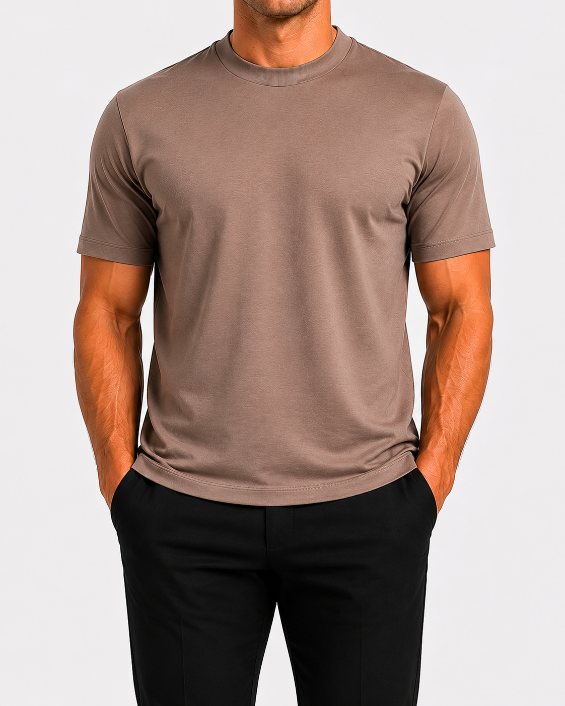 Luxury T-Shirt Taupe