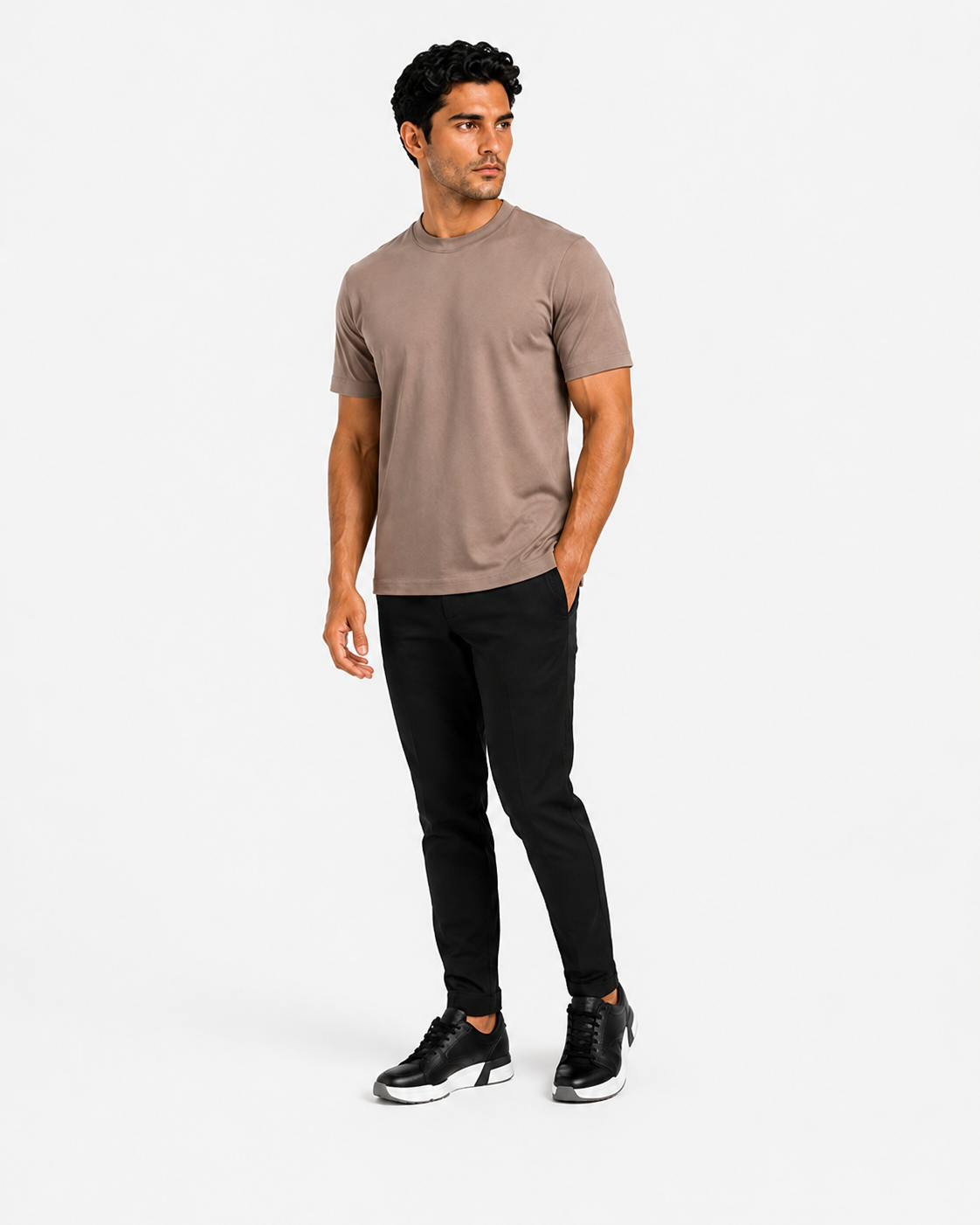 Luxury T-Shirt Taupe